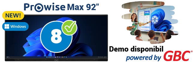 Demo disponibil - Prowise Touchscreen Max Ultra-Wide